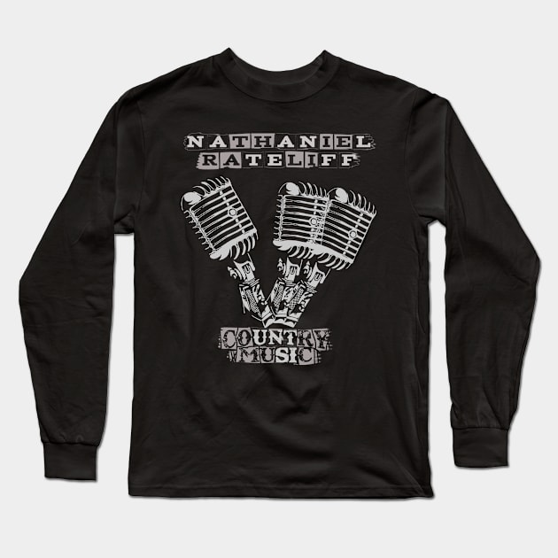 Nathaniel rateliff music Long Sleeve T-Shirt by Genzperdana